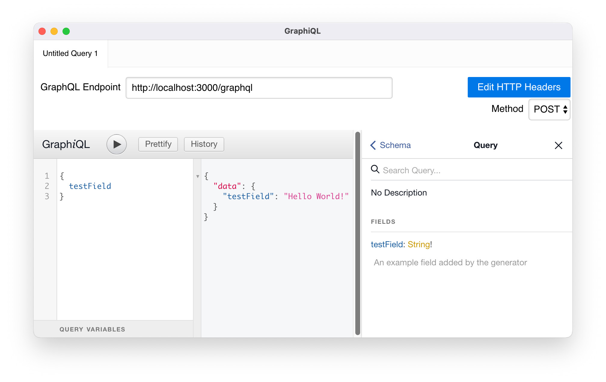 default graphiql window